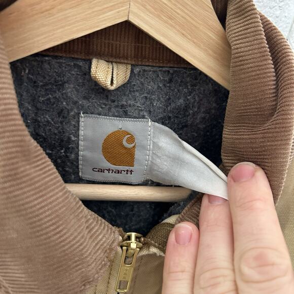 Vintage Carhartt Blanket-Lined Detroit Jacket “Brown” J01 - Picture 14 of 15